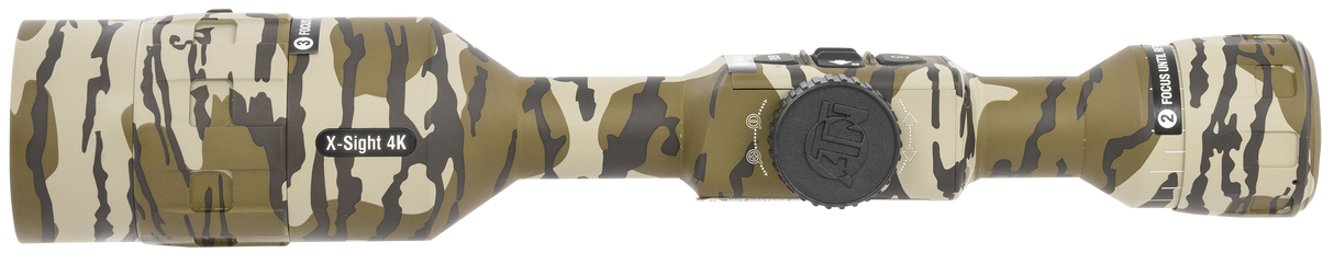 ATN DGWSXS5204KPBL X-Sight 4K Pro Edition Night Vision Riflescope Rifle Mossy Oak Bottomland 5-20x50mm, 30mm Tube, Multi Reticle Features Rangefinder