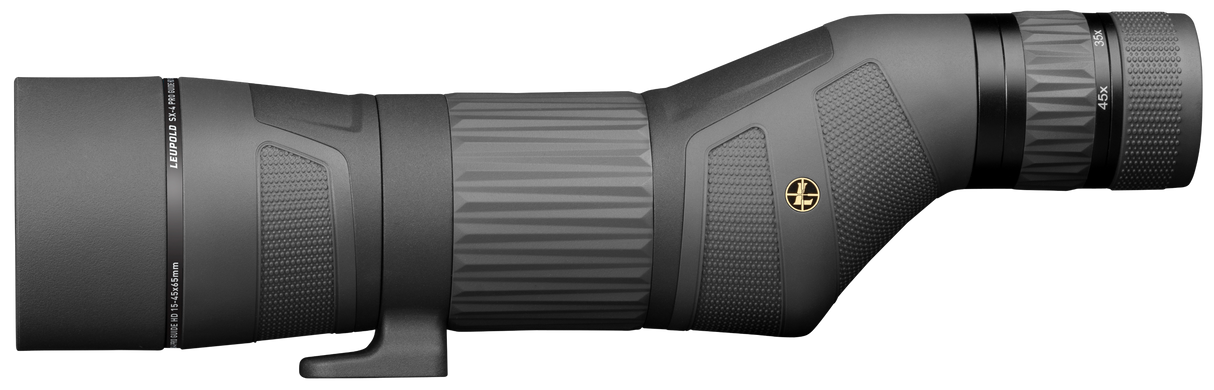 Leupold 15-45x65 SX-4 Pro Guide HD Spotting Scope Shadow Gray, Straight
