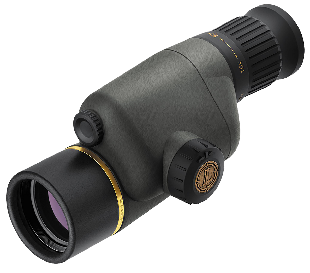 Leupold 10-20x40 Gold Ring Spotting Scope Shadow Gray, Straight