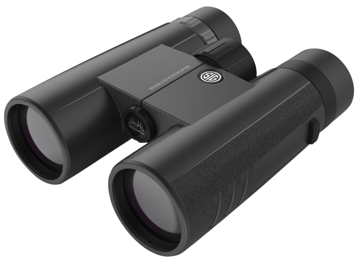 Sig Sauer Electro-Optics SOBM10421 Buckmasters 10x 42mm BaK-4 Roof Prism Black Aluminum Features Tripod Adaptable