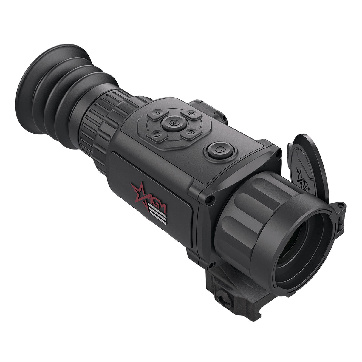 AGM Global Vision 3143855003RA91 Rattler TS19-256 Thermal Hand Held/Mountable Scope Black 2.5-20x 19mm Multi Reticle 256x192 Resolution Zoom Digital 1x/2x/4x/8x/PIP