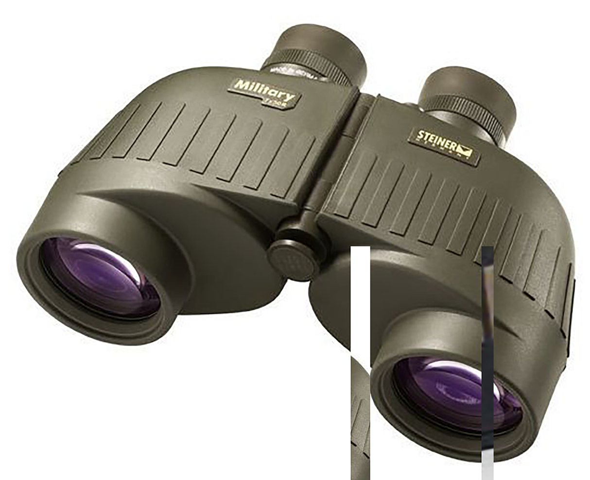 Steiner 7x50 Military M750r Binocular Green, Porro Prism, Ranging