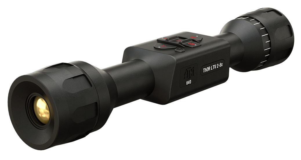 ATN TIWSTLTV625X Thor LTV Thermal Rifle Scope Black 2-6x25mm Illuminated Multi Reticle 640x480 Resolution