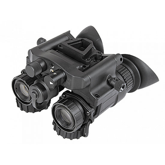 AGM Global Vision NVG-50 NL2 Dual Tube Night Vision Goggles/Binoculars Generation 2+ Level 2 51 Degree FOV Green Phosphor Matte Black
