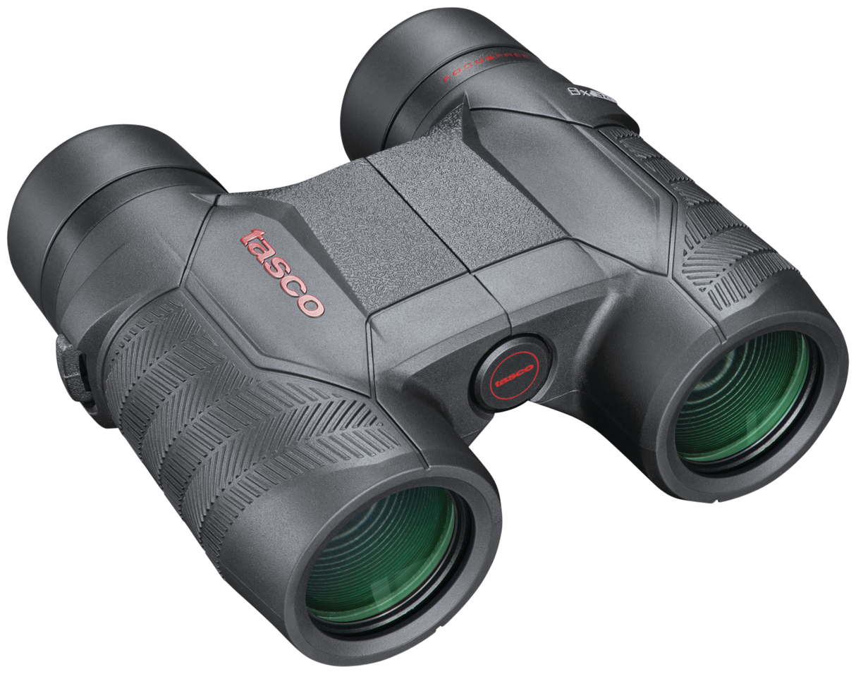 Tasco 100832 Focus-Free 8x 32mm Roof Prism Black Rubber Armor