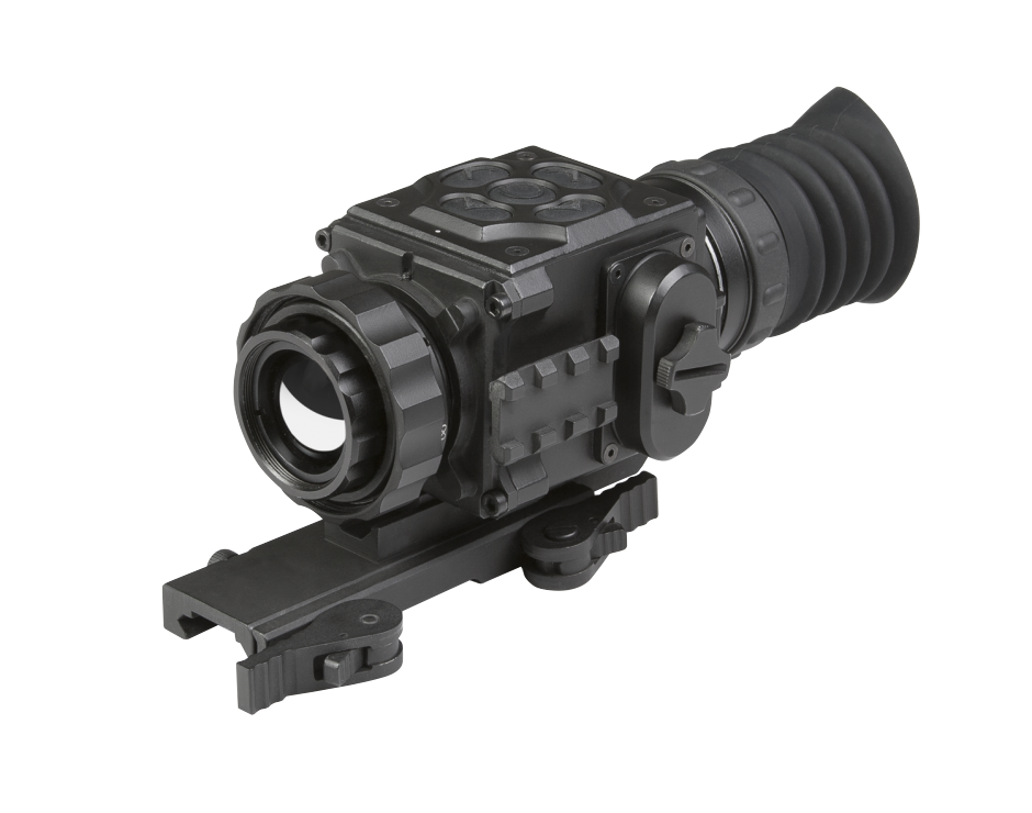 AGM Global Vision 3083455004SE21 Secutor TS25-384 Thermal Rifle Scope Black 1.2x 25mm Multi Reticle 384x288, 50Hz Resolution Zoom Digital 1x/2x/4x/PIP Features Rangefinder