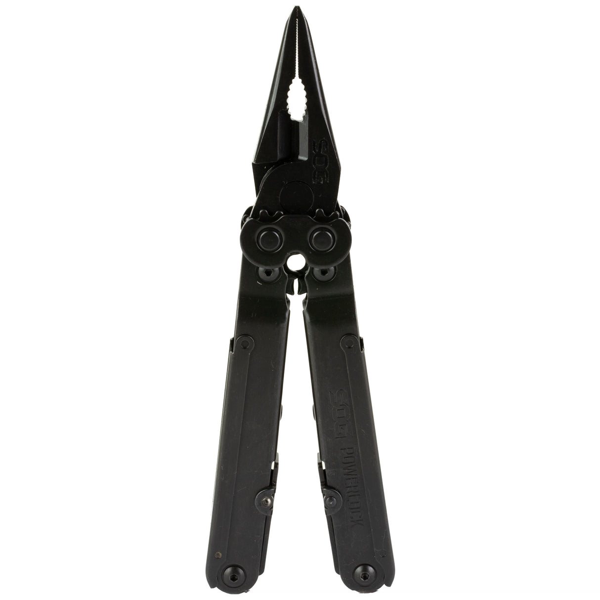 S.O.G SOGB61NCP PowerlockBlack Oxide 420 Stainless Steel 7" Long Features 18 Tools w/Sheath