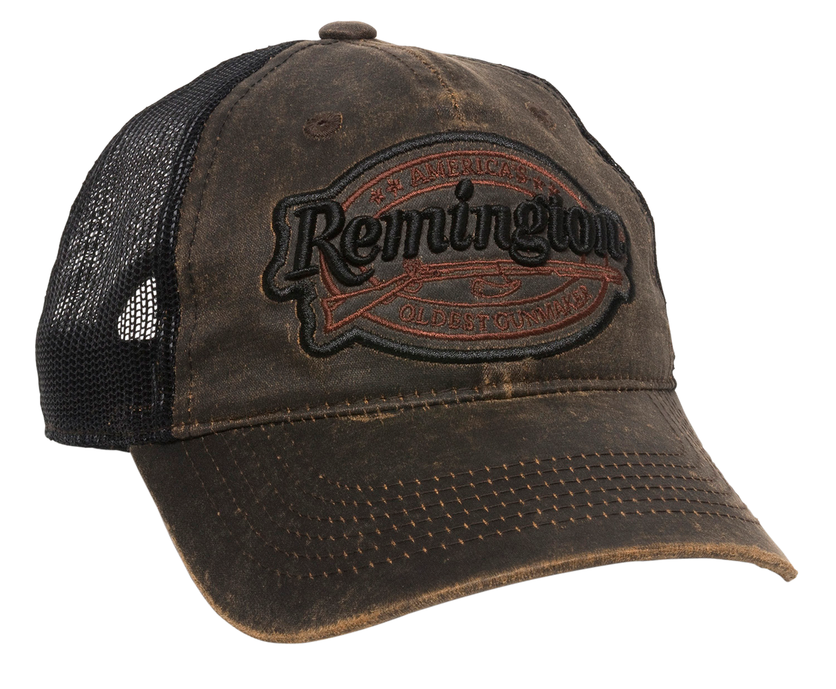 Outdoor Cap RM17A Remington Cap Cotton Black/Brown Unstructured OSFA