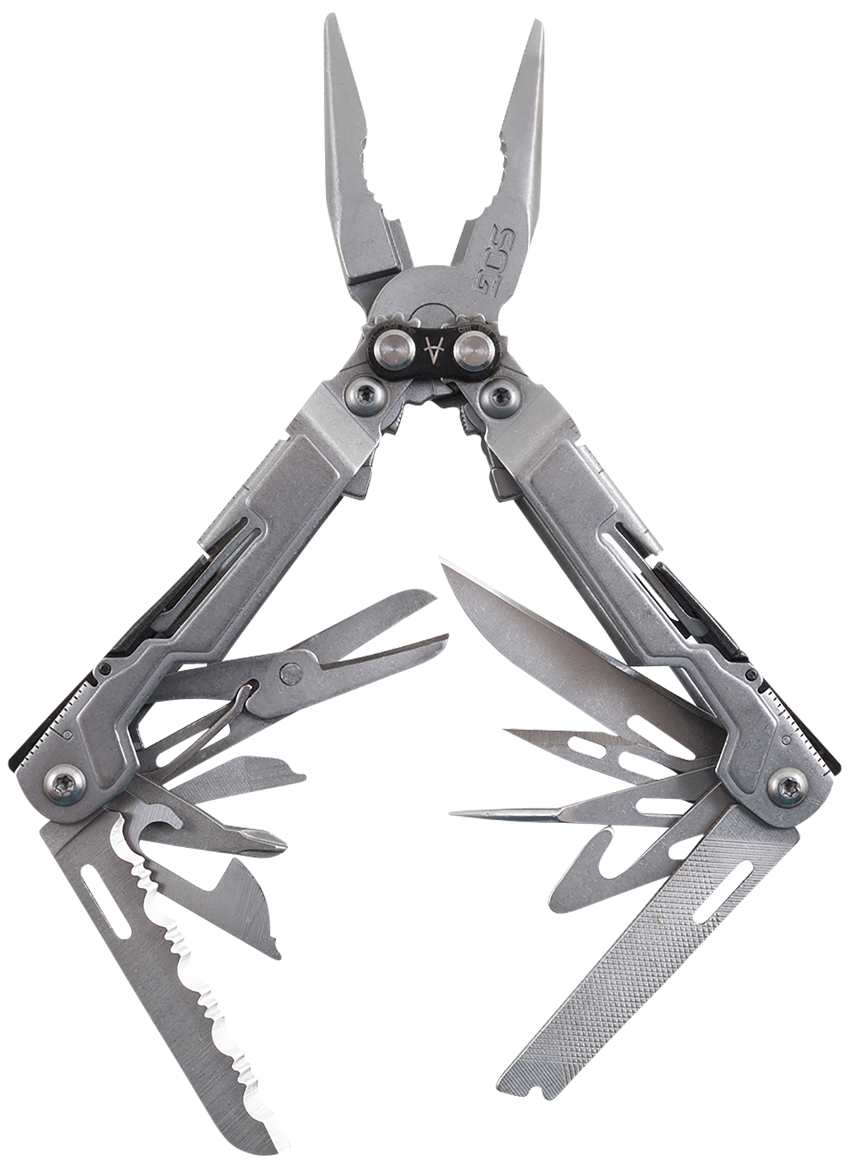 S.O.G SOGPP1001CP PowerPintStonewashed Stainless Steel 5Cr15MoV Stainless Steel Long Features 18 Tools