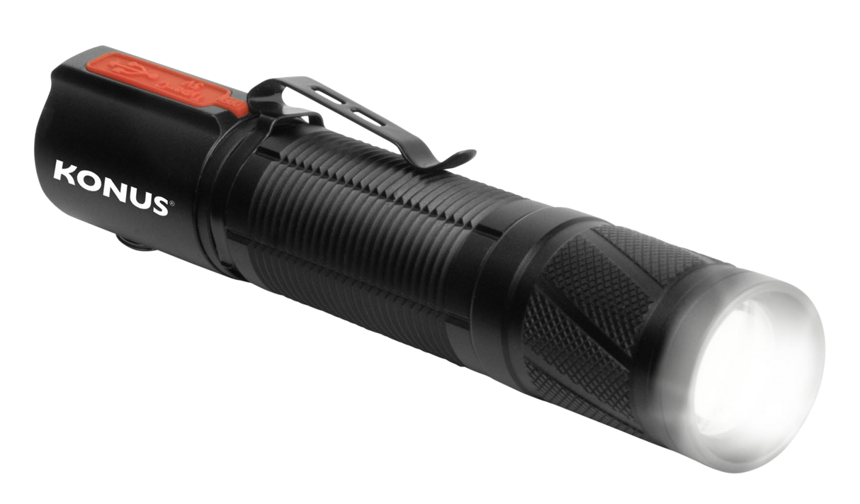 Konus 3931 KonusLight RC-7 Black Aluminum White LED 1200 Lumens