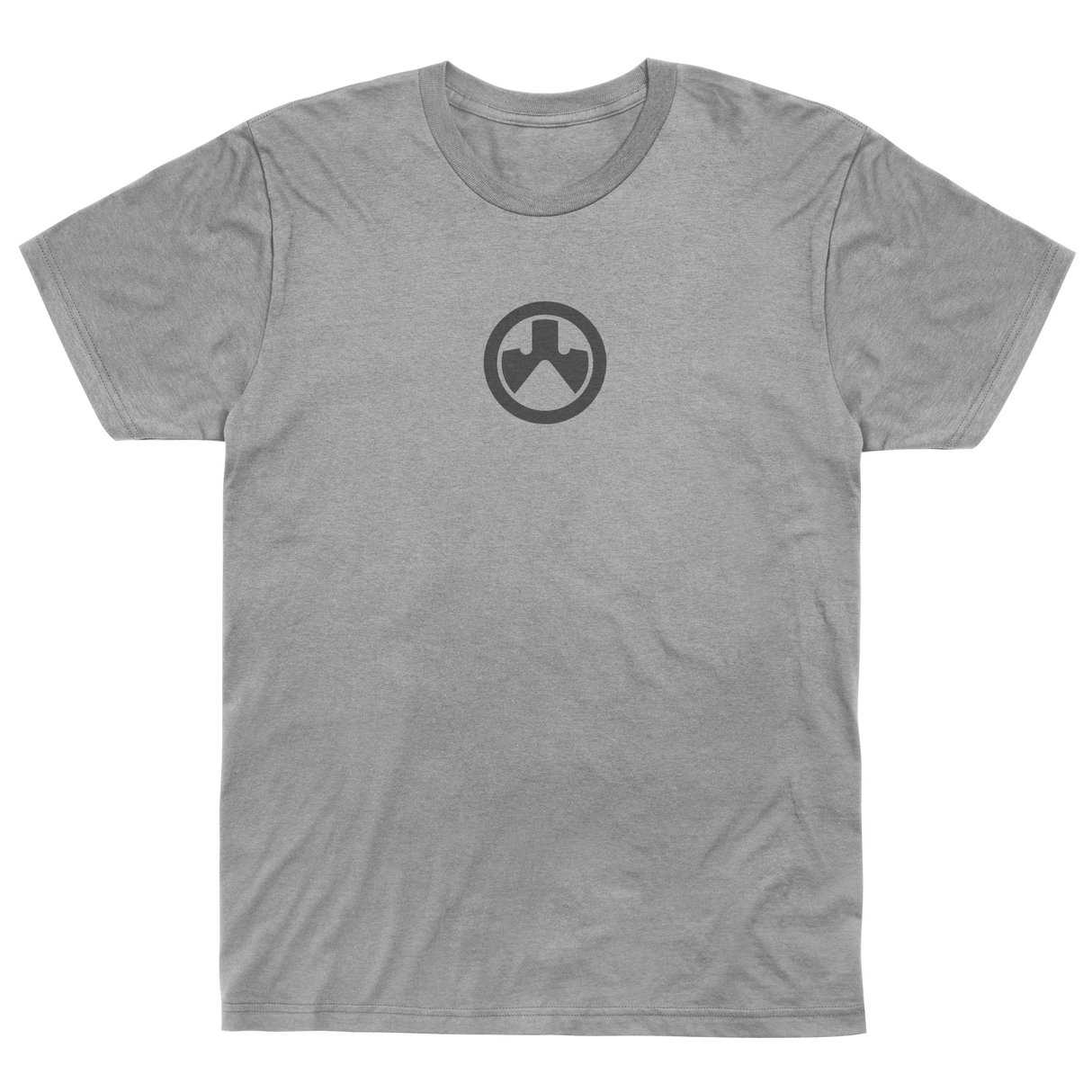 Magpul MAG1115-030-S Icon Logo CVCAthletic Gray Heather Cotton/Polyester Short Sleeve Small