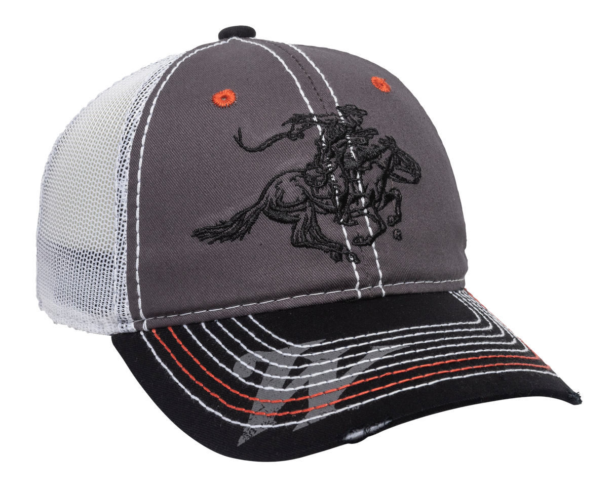Outdoor Cap WIN35B Winchester Cap Cotton Twill Black/Charcoal/White Unstructured OSFA