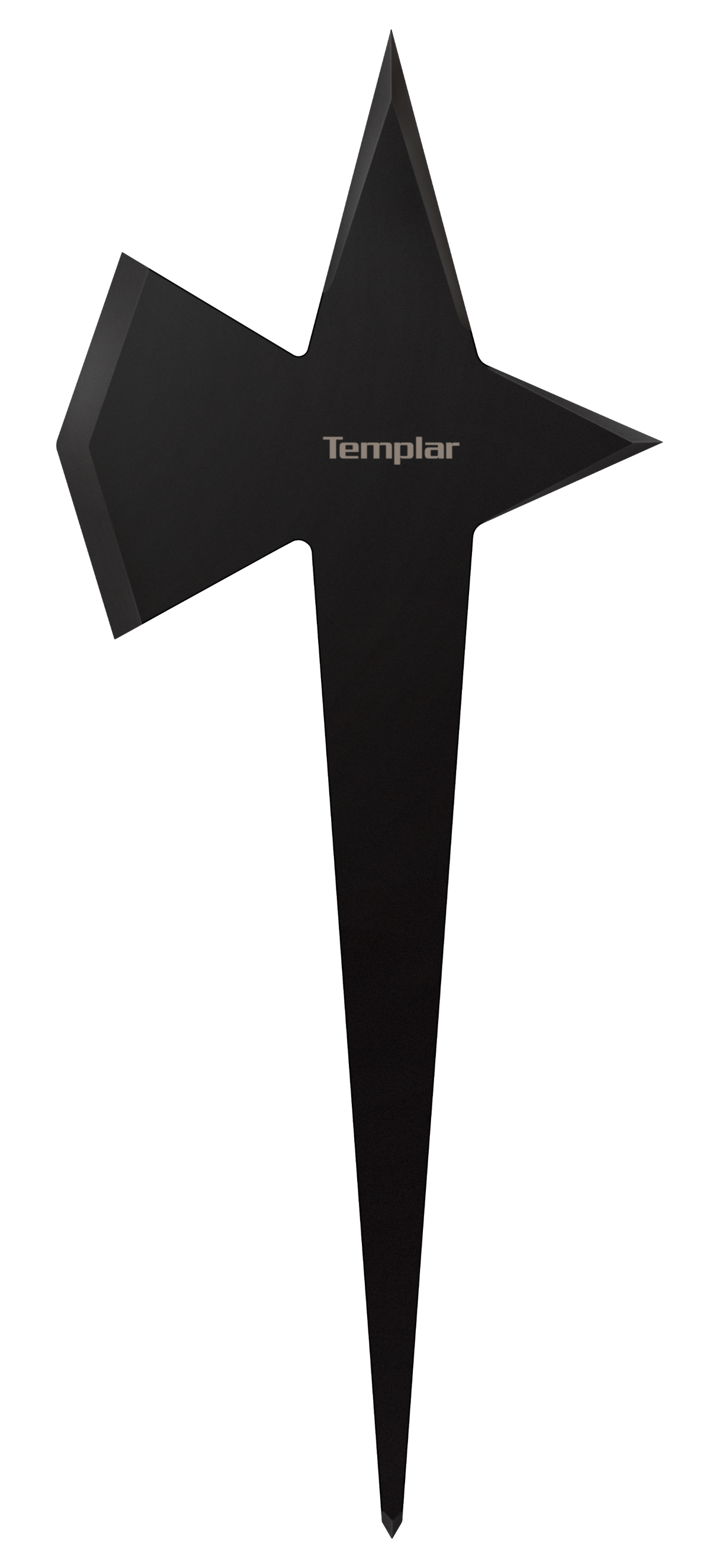 Cold Steel Templar Throwing Tomahawk 1050 High Carbon Steel Blade and Handle Black