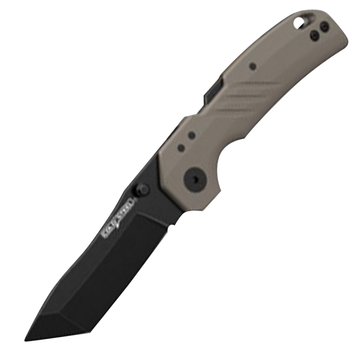 Cold Steel CSFL30DPLTBFZ Engage3" Folding Tanto Plain Black PVD Stonewashed 4116 SS Blade/4.11" Flat Dark Earth GFN Handle Includes Belt Clip