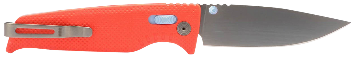 S.O.G SOG12790257 Altair XR 3.20" Folding Plain Bead Blasted Cryo CPM 154 SS Blade/ Canyon Red w/Stone Blue Accents GRN Handle