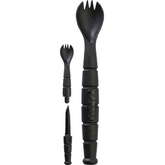 KA-BAR Tactical Spork/Knife Combo Grilamid Polymer Handle Black