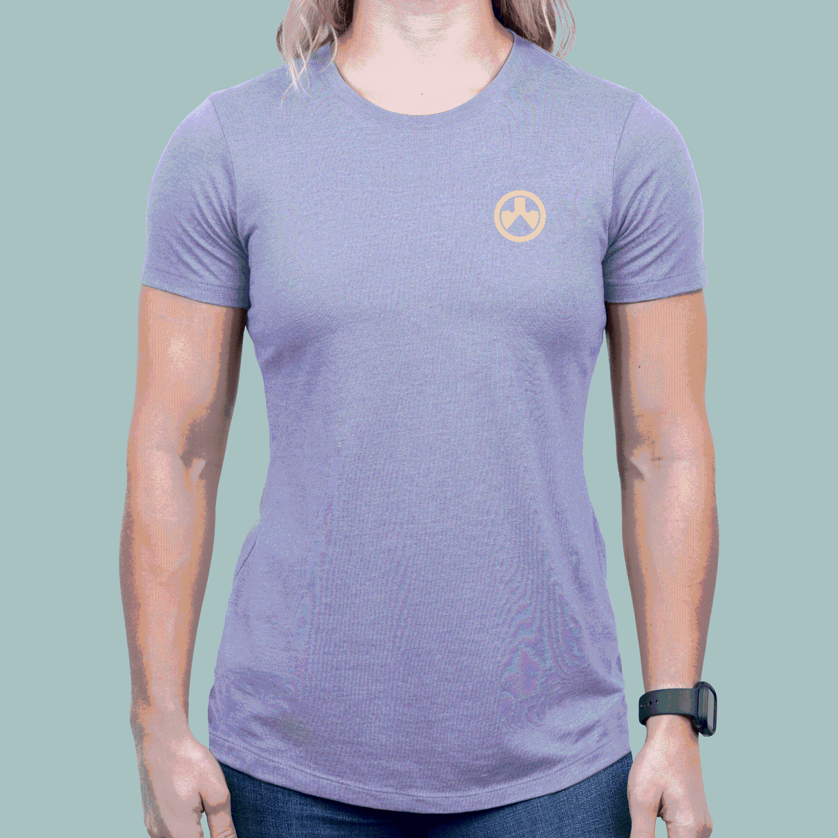 Magpul MAG1341-530-2X Prickly Pear Women's Orchid Heather Cotton/Polyester Short Sleeve 2XL