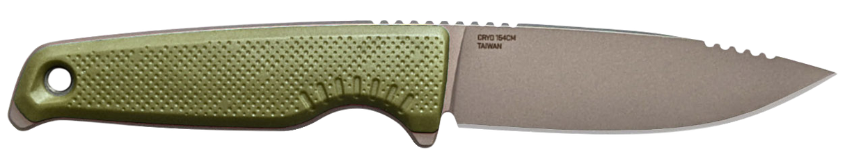 S.O.G SOG17790357 Altair FX 3.40" Fixed Plain Satin TiNi Cryo CPM 154 SS Blade/ Field Green GRN Handle