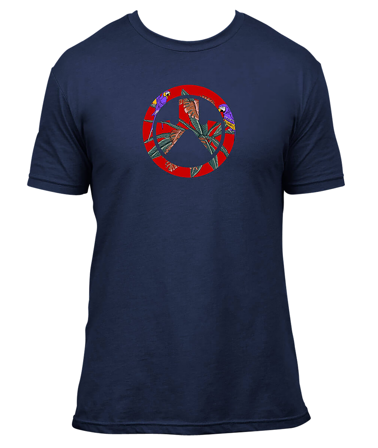 Magpul MAG1286-410-S Aloha IconNavy Cotton Short Sleeve Small