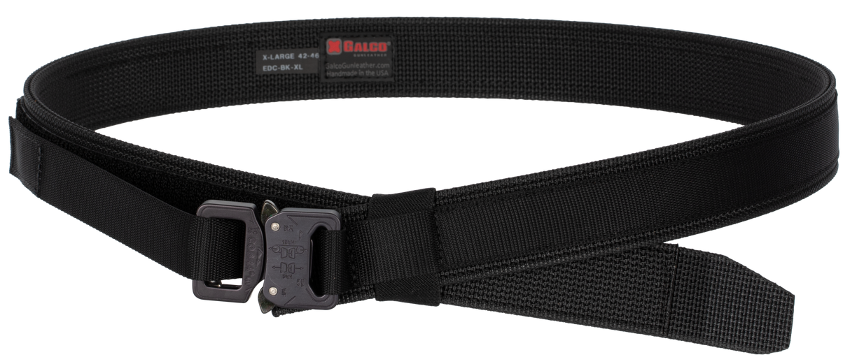Galco EDCBKXL Everyday CarryBlack Nylon 42"-46" 1.50" Wide Buckle Closure