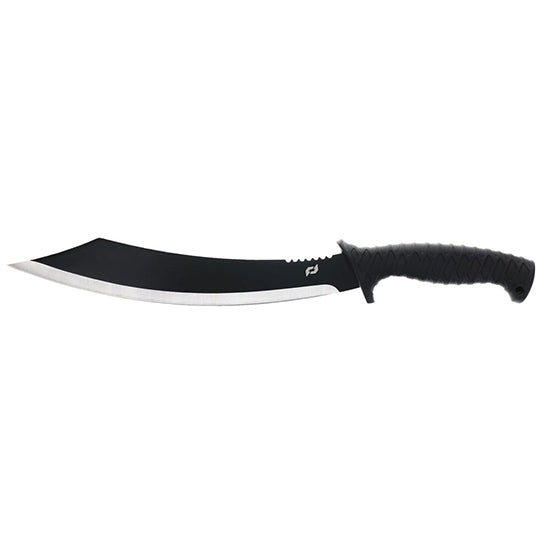 Schrade Decimate Parang Machete 11.75" 3Cr13 Stainless Steel Blade Rubber Overmold Handle Black