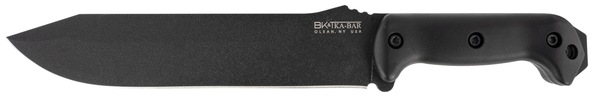 Ka-Bar BK9 Becker Combat Bowie 9.25" Fixed Clip Point Plain Black 1095 Cro-Van Blade Black Ultramid Handle