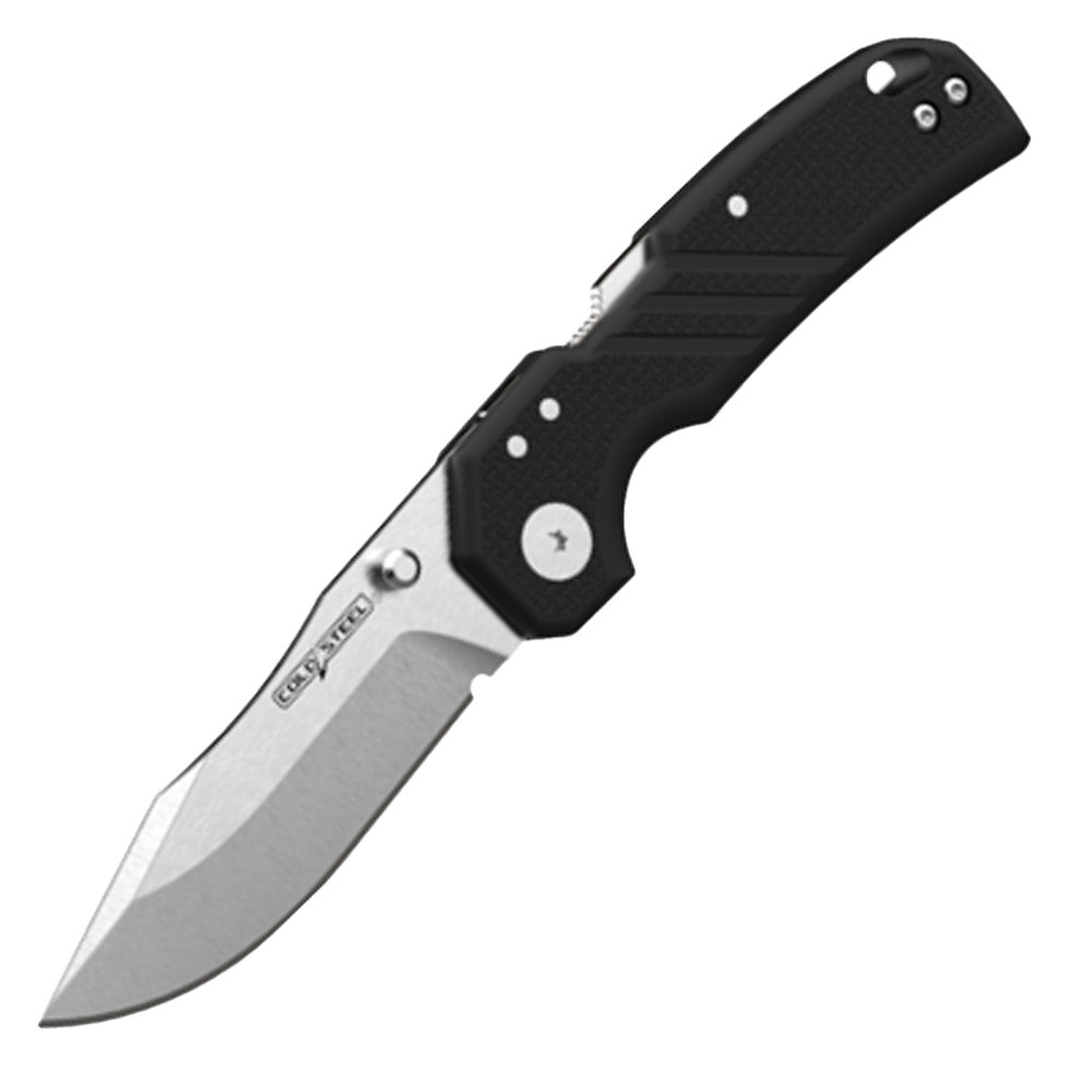 Cold Steel CSFL30DPLCS35 Engage3" Folding Clip Point Plain Satin S35VN SS Blade/4.11" Black G10 Handle Includes Belt Clip