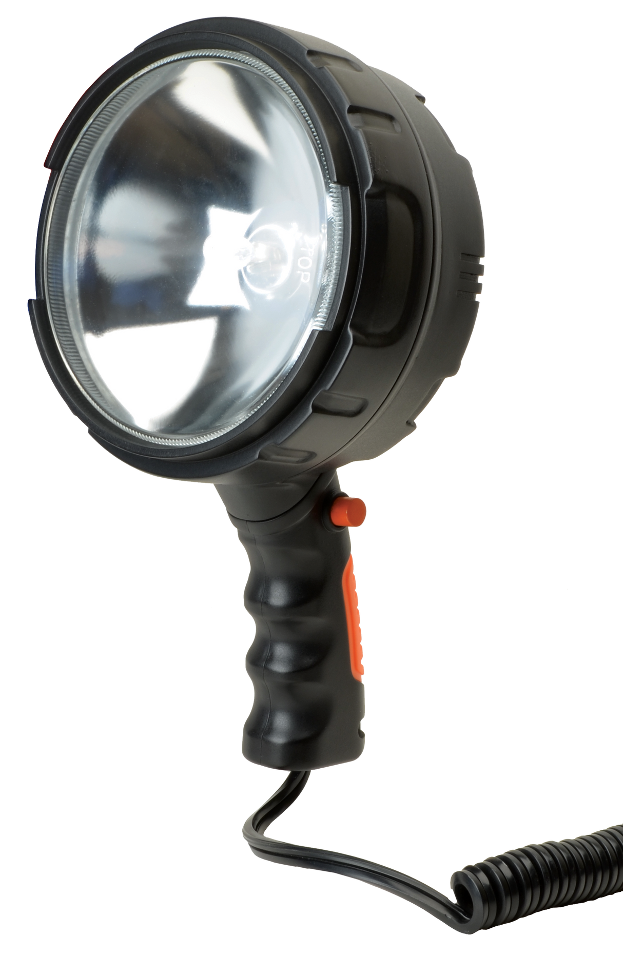Cyclops Seeker-1500 Handheld Spotlight Halogen 12V Plug-In Polymer Black