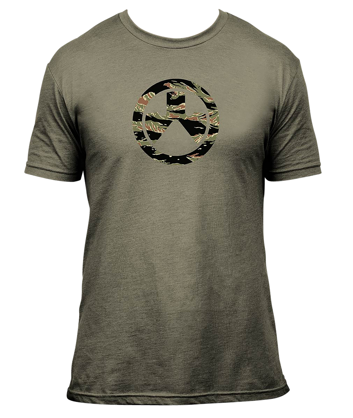 Magpul MAG1292-317-S Tiger Stripe IconOlive Drab Heather Cotton/Polyester Short Sleeve Small
