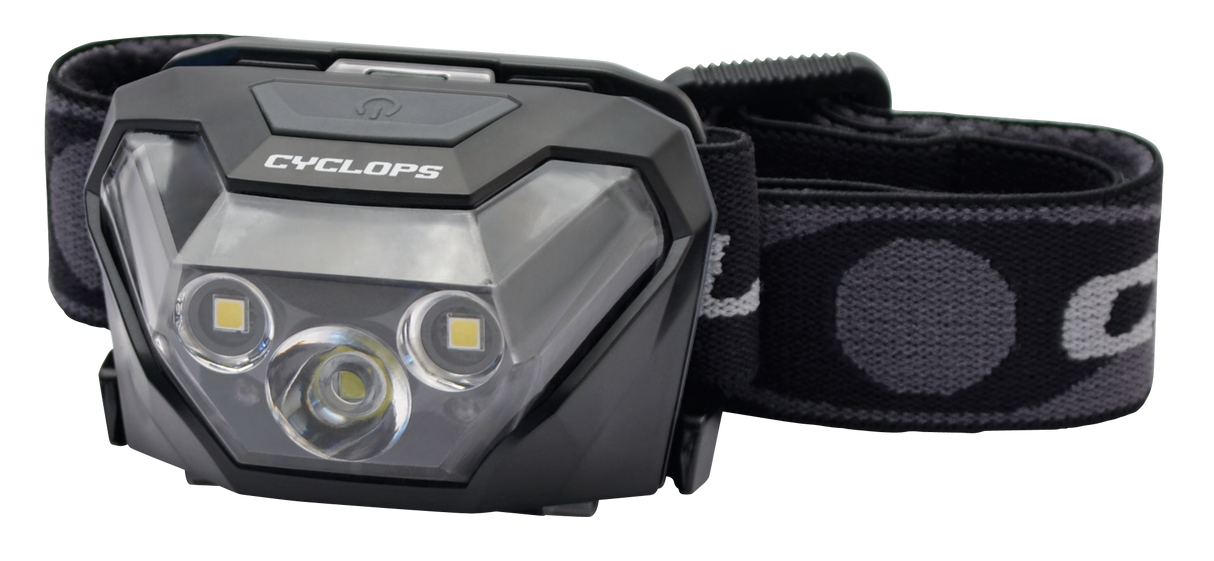 Cyclops HL500 Headlamp LED with 3 AAA Batteries Polymer Black