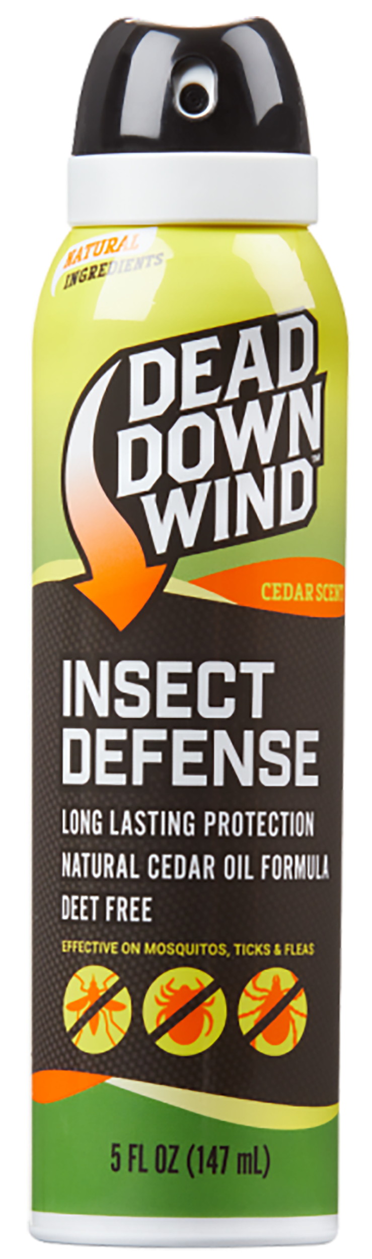 Dead Down Wind 13700 Insect DefenseCedar Scent 5 oz Aerosol Repels Mosquitos, Ticks & Fleas