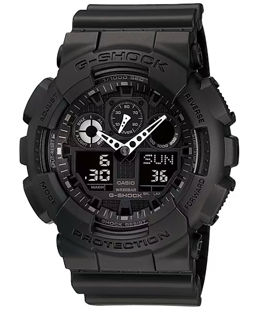G-shock/vlc Distribution , Gshock Ga1001a1 Tactical Xl Blk