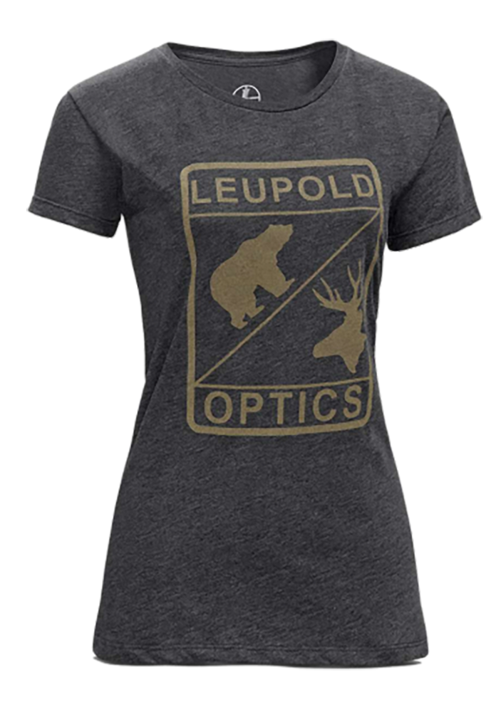 Leupold 170560 Women's L Optics Graphite Cotton/Polyester Short Sleeve Large