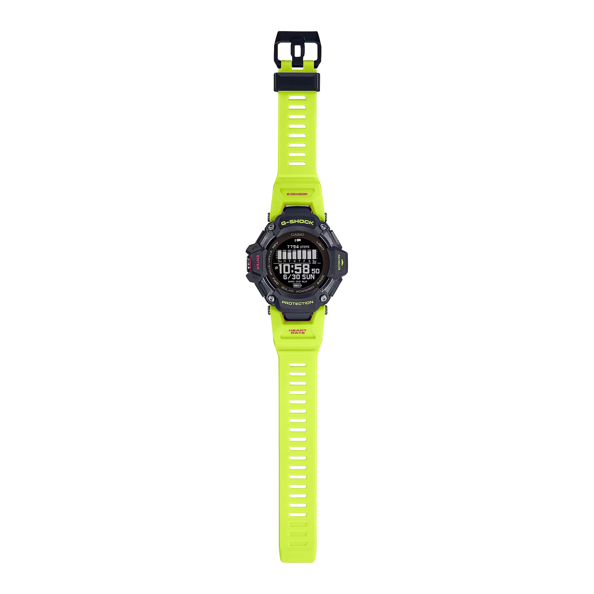 G-shock/vlc Distribution G-shock, Gshock Gbdh20001a9 Move Series Gps+heart Rt Yellow