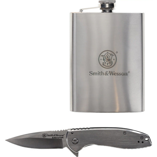 BTI S&W EXECUTIVE KNIFE W/FLASK