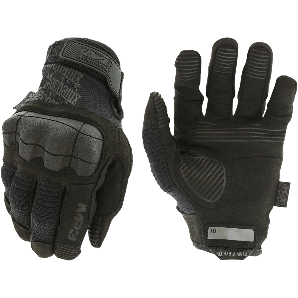 Mechanix Wear MP355012 M-Pact 3 Covert Black Synthetic Leather 2XL