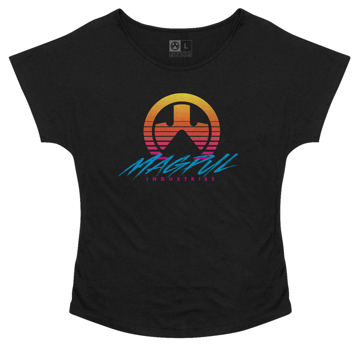 Magpul MAG1135-001-XL Brenten CVC Women's Black Cotton/Polyester Short Sleeve XL