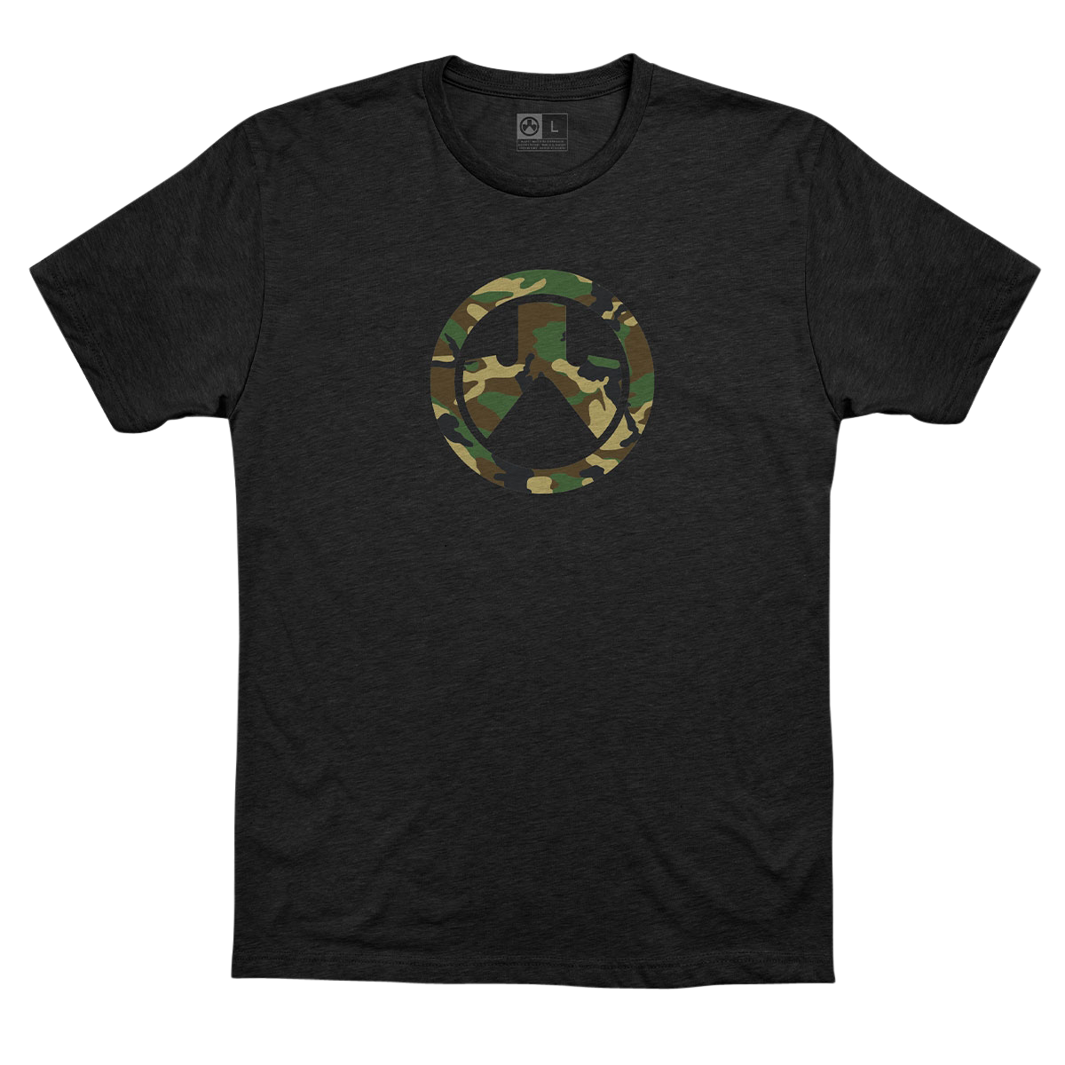 Magpul MAG1225-001-S Icon Logo CVCBlack Cotton/Polyester Short Sleeve Small