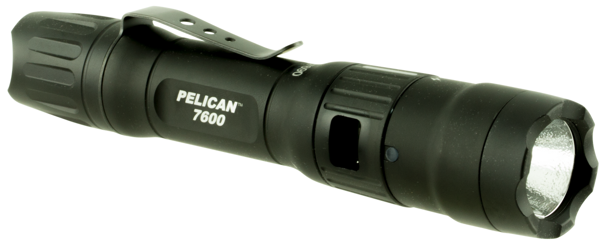 Pelican 7600 7600 Tactical Black Aluminum Red/Clear/Green LED 37-944 Lumens 225 Meters Range