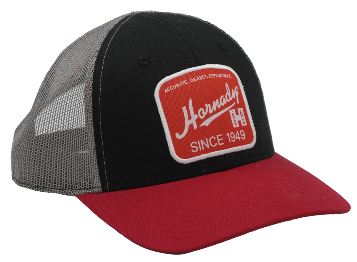 Hornady 99216 Hornady Cap Mesh Cap Black/Red