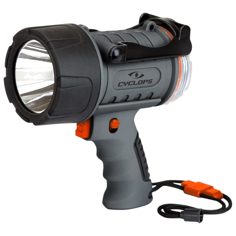 Cyclops Waterproof 2000 Lumen Spotlight LED with 2 18650 Batteries