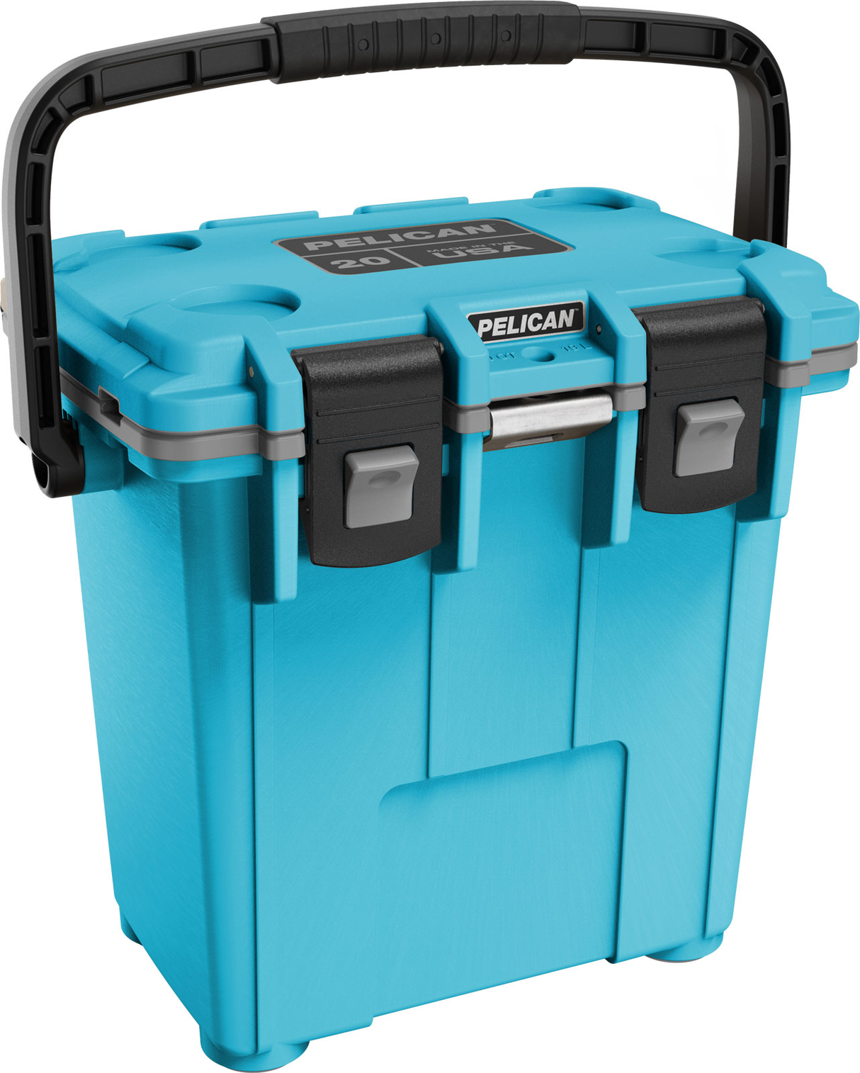 Pelican , Pelican 20q-1-clblugry 20qt Elite Cooler Blu/gry