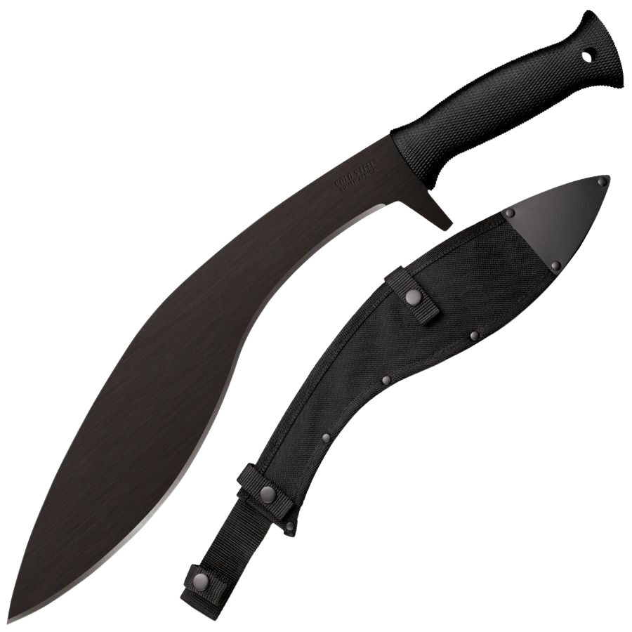 Cold Steel Kukri Plus Machete with Sheath 13" 1055 Carbon Steel Blade Polymer Handle
