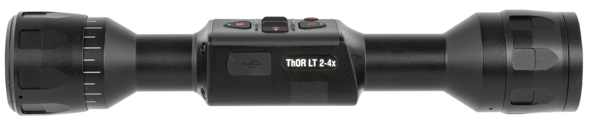 ATN TIWSTLT319X THOR LT 320 Thermal Rifle Scope Black Anodized 2-4x 19mm Multi Reticle 320x240 Resolution