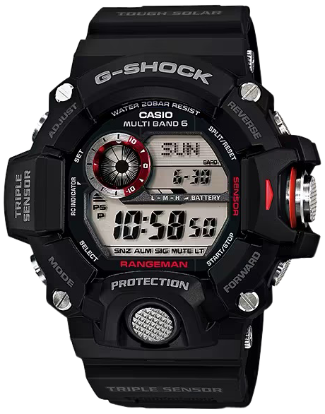 G-shock/vlc Distribution G-shock, Gshock Gw94001 Tactical Rangeman Solar Blk