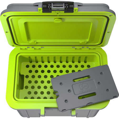 Pelican , Pelican 8q-1-dkgryegrn 8qt Elite Cooler Gry/grn