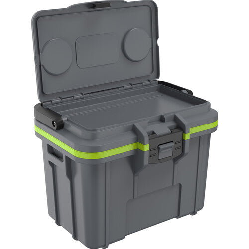 Pelican , Pelican 8q-1-dkgryegrn 8qt Elite Cooler Gry/grn