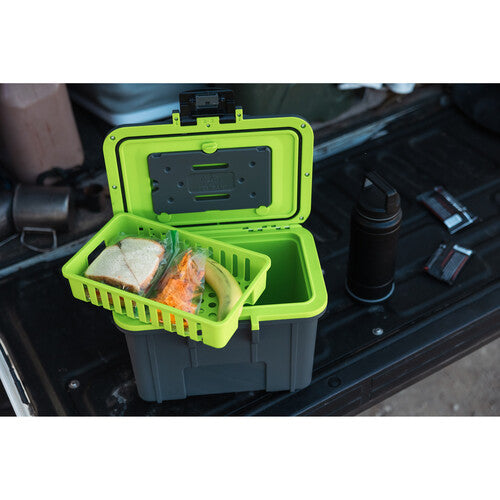 Pelican , Pelican 8q-1-dkgryegrn 8qt Elite Cooler Gry/grn