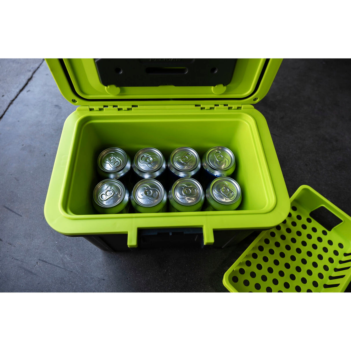 Pelican , Pelican 8q-1-dkgryegrn 8qt Elite Cooler Gry/grn