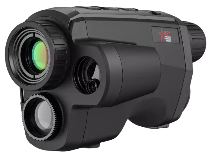 AGM Global Vision 3142451304FM21 Fuzion LRF TM25-384 Thermal Monocular Black 1x 25mm 384x288, 50Hz Resolution Zoom 1x/2x/4x/8x Features Laser Rangefinder